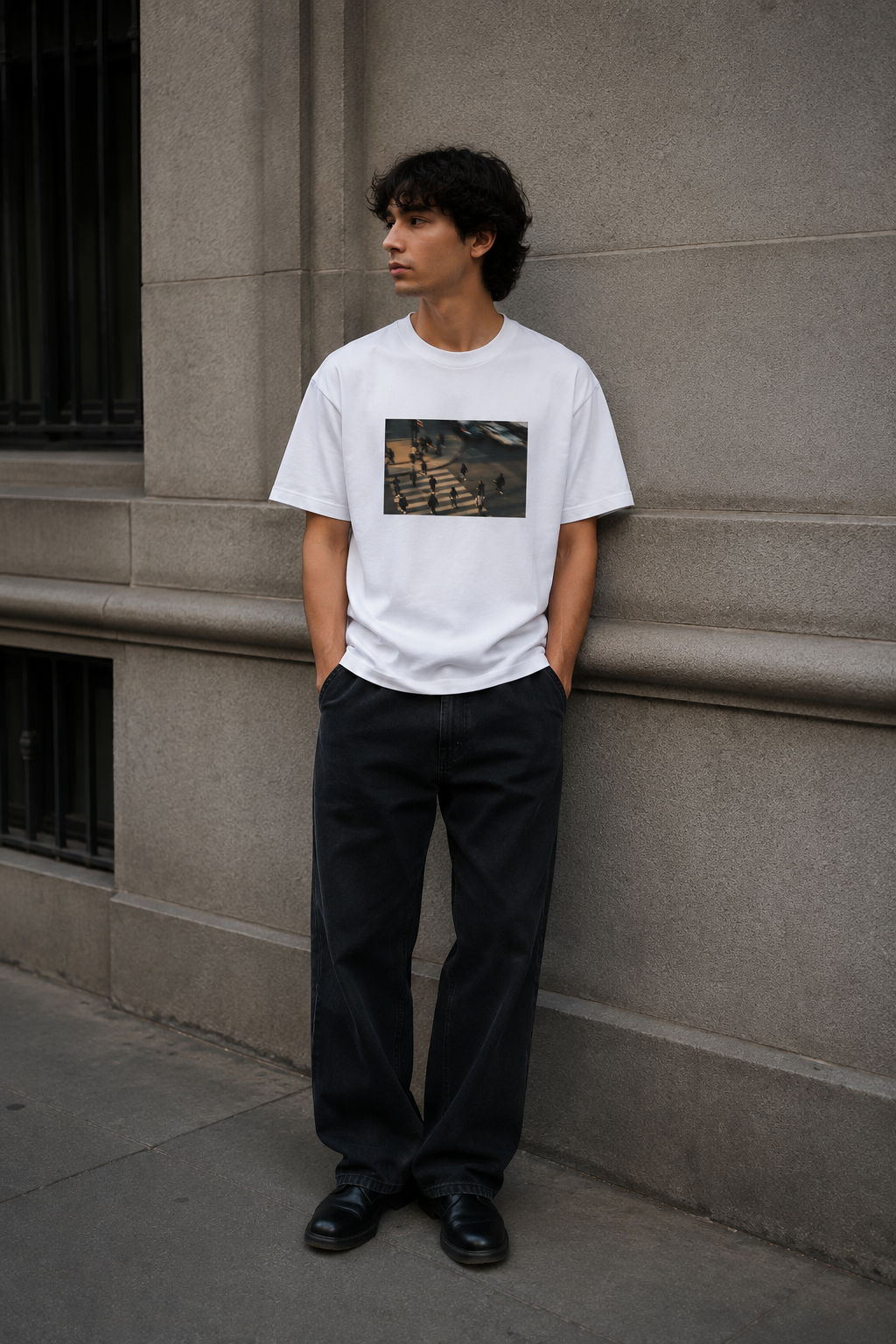 Archive frame box tee