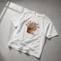 Flowers oversized tee