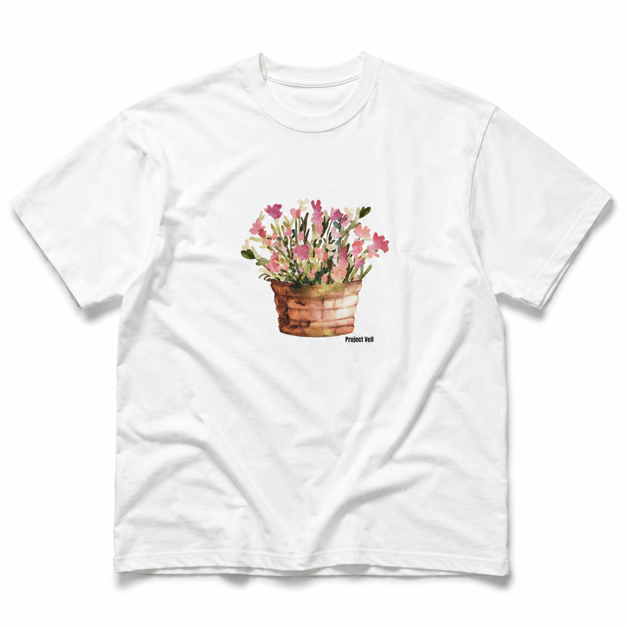 Flowers oversized tee
