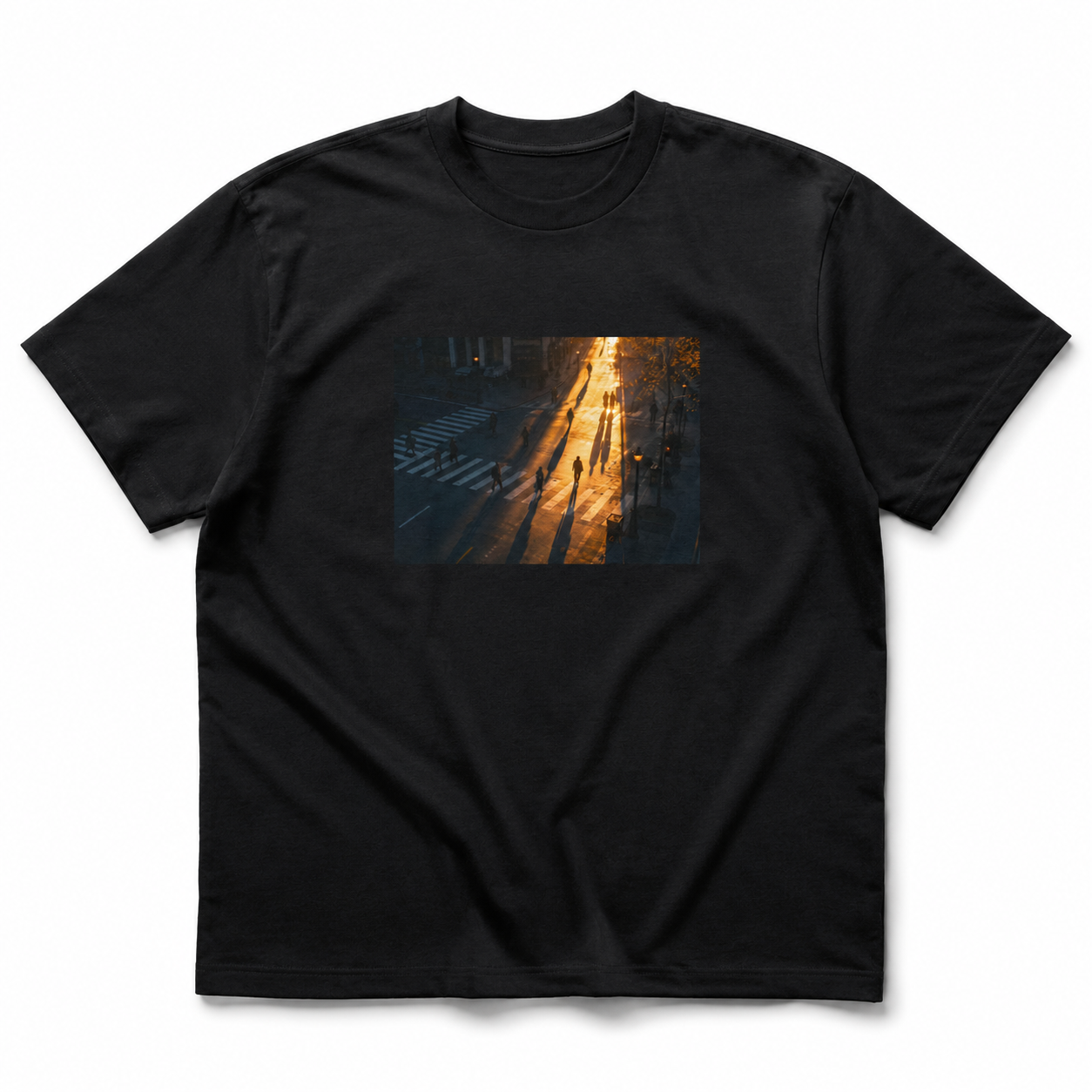 Golden hour box tee