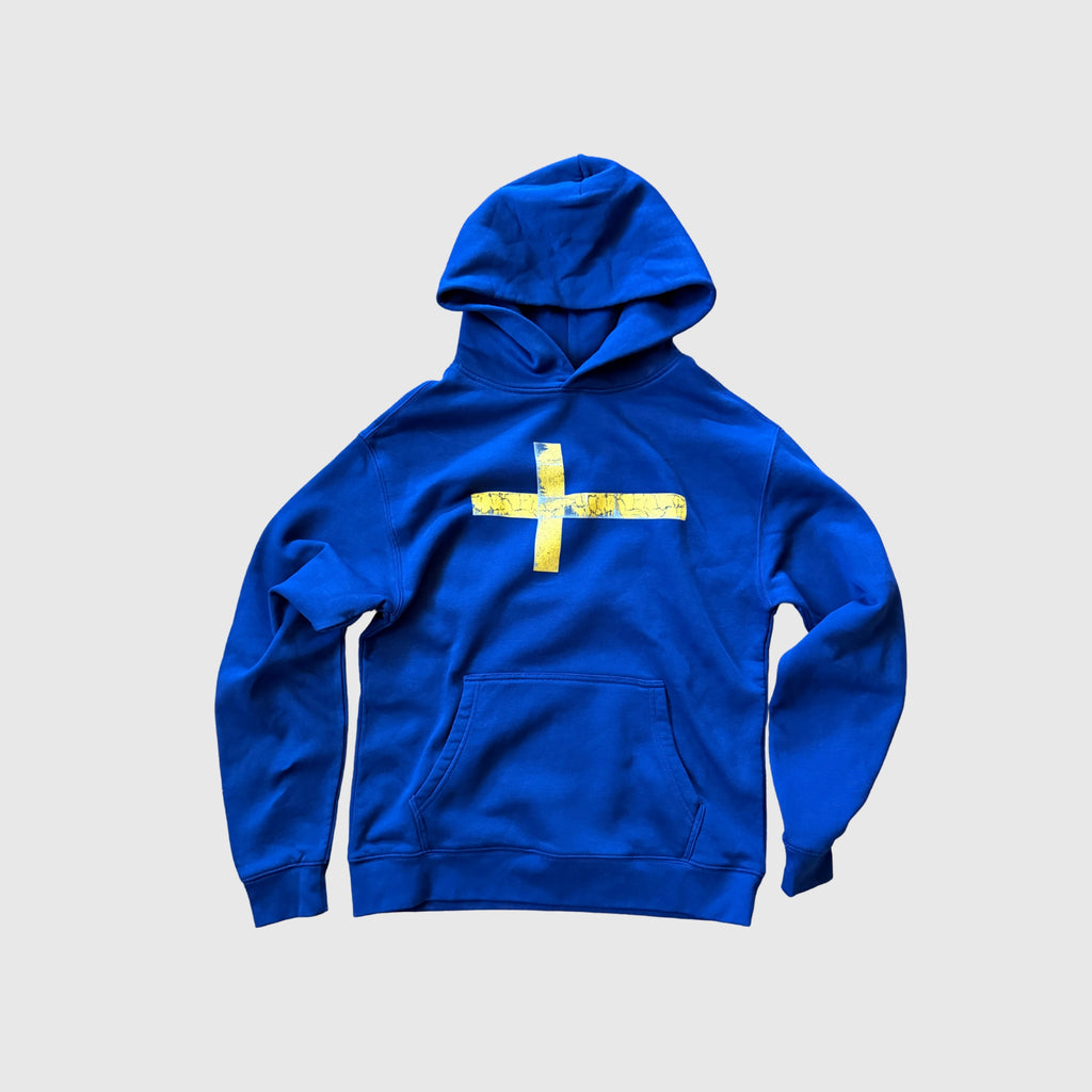 Cross Distressed Hoodie