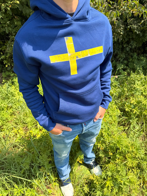 Cross Distressed Hoodie
