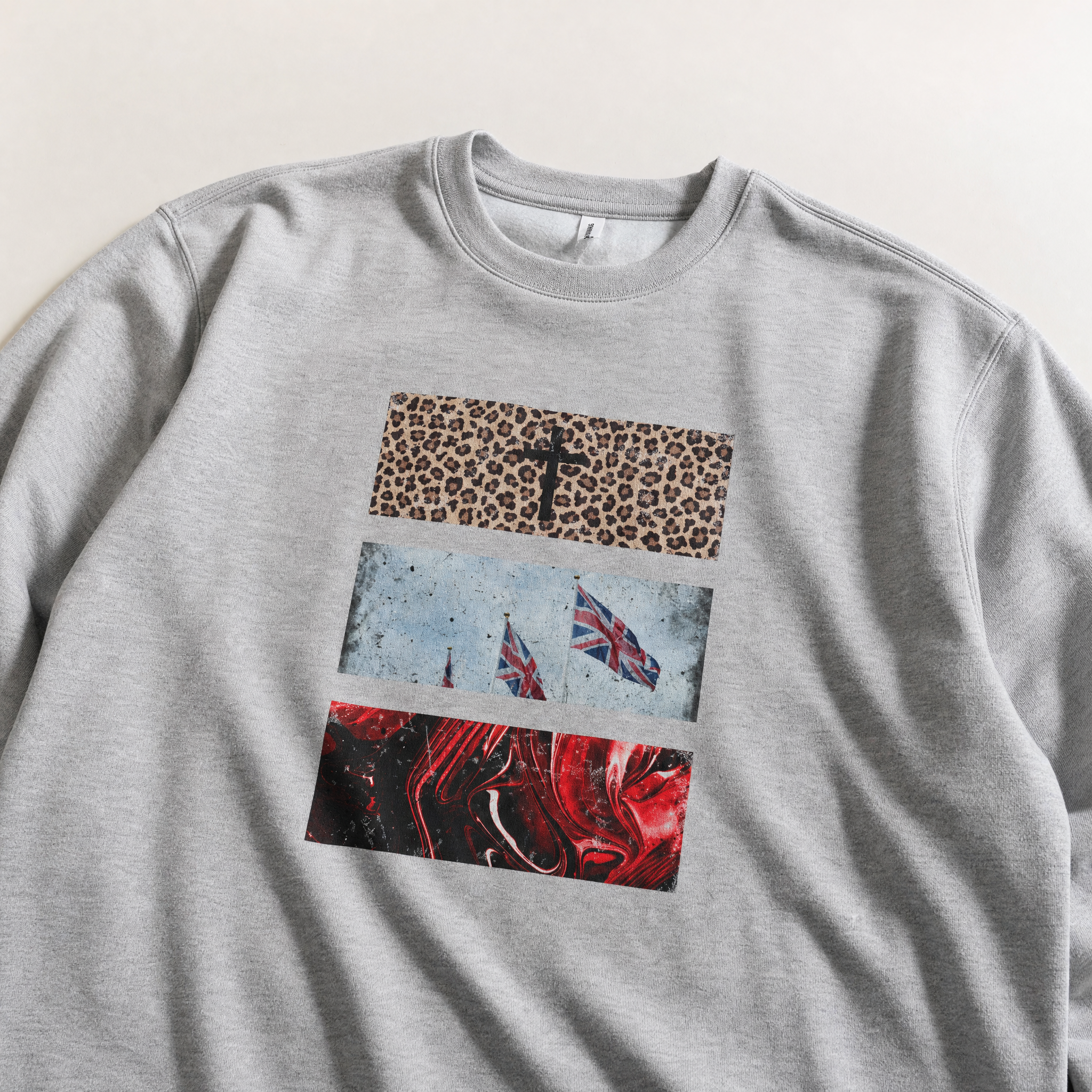 Static bloom vintage sweatshirt