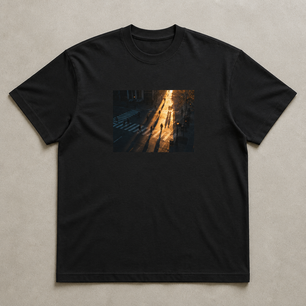 Golden hour box tee