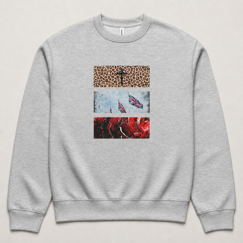 Static bloom vintage sweatshirt