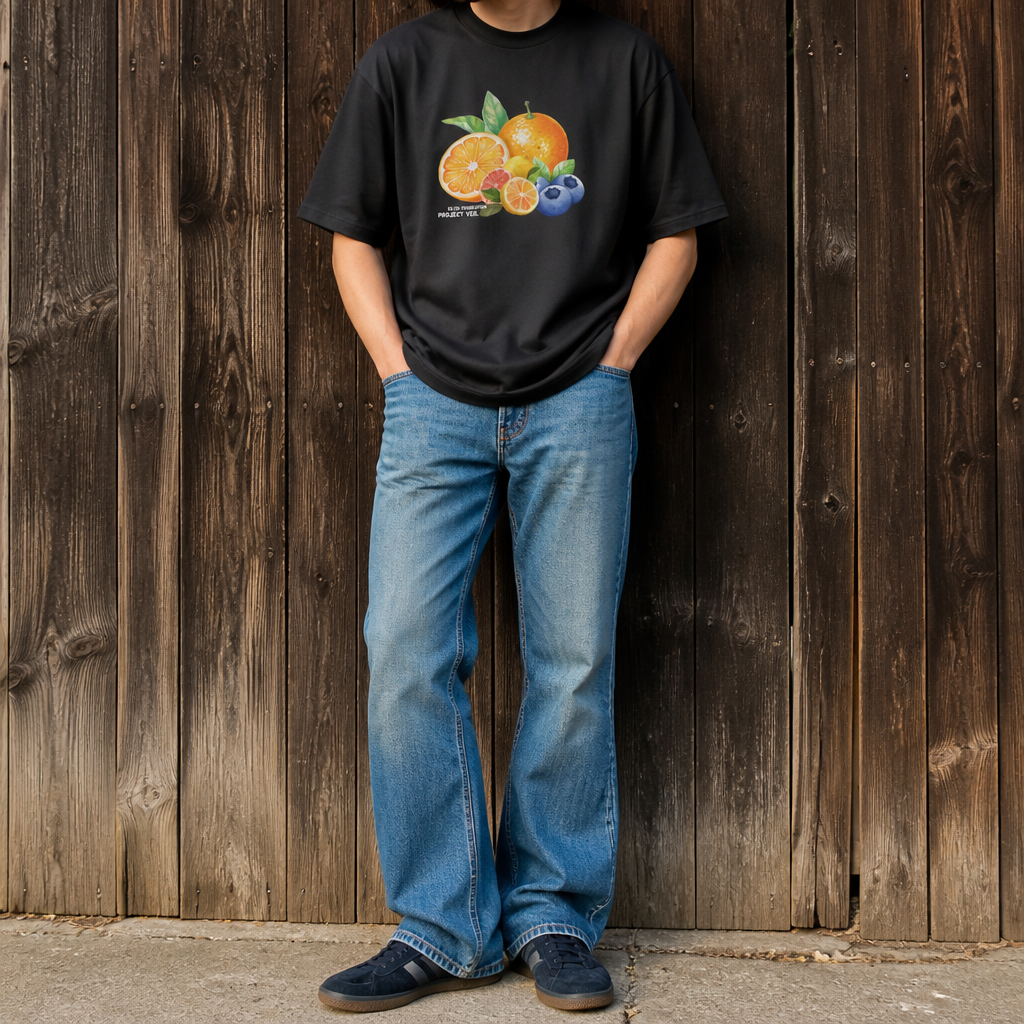 Oranges boxy tee