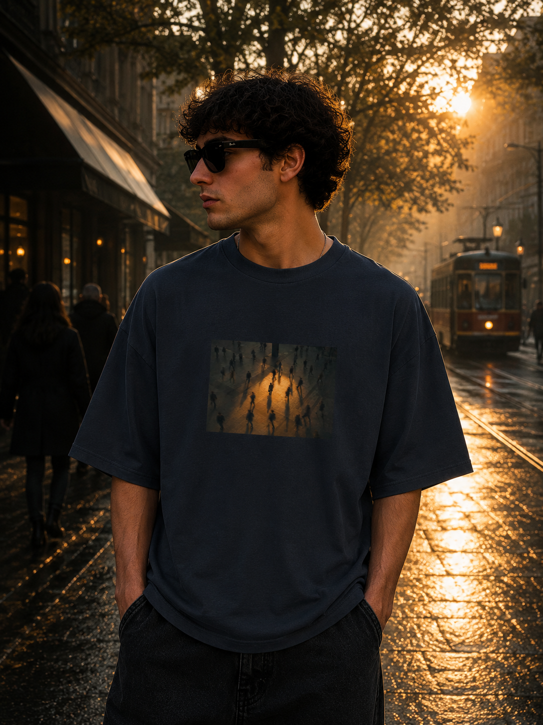 Streets of New York oversized box tee