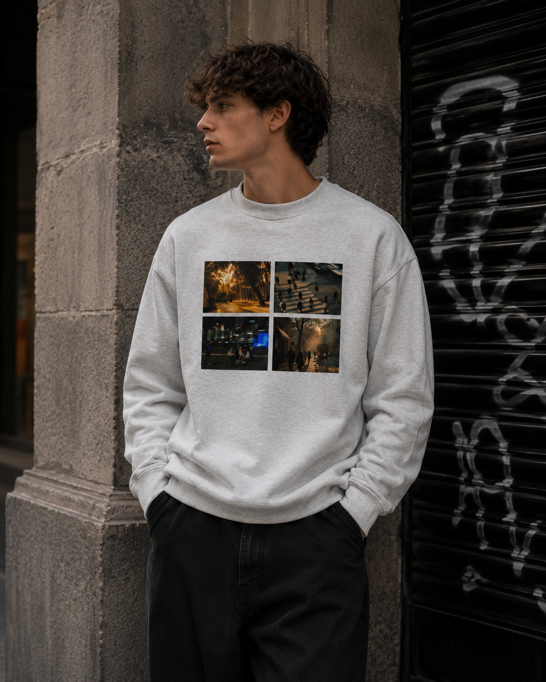Bloomy nights sweatshirt