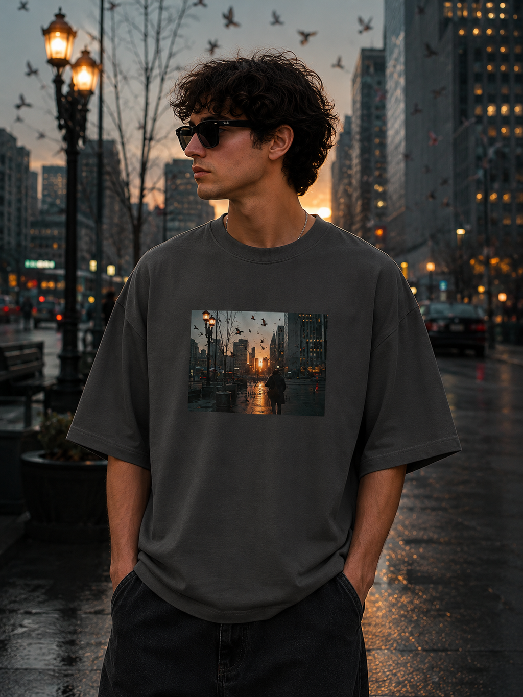 Duskline box tee