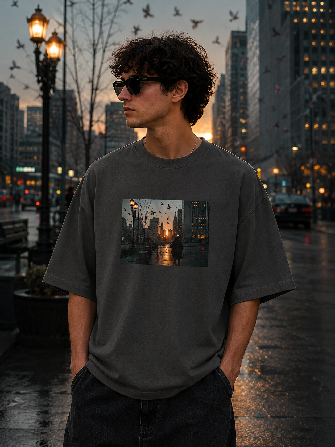 Duskline box tee